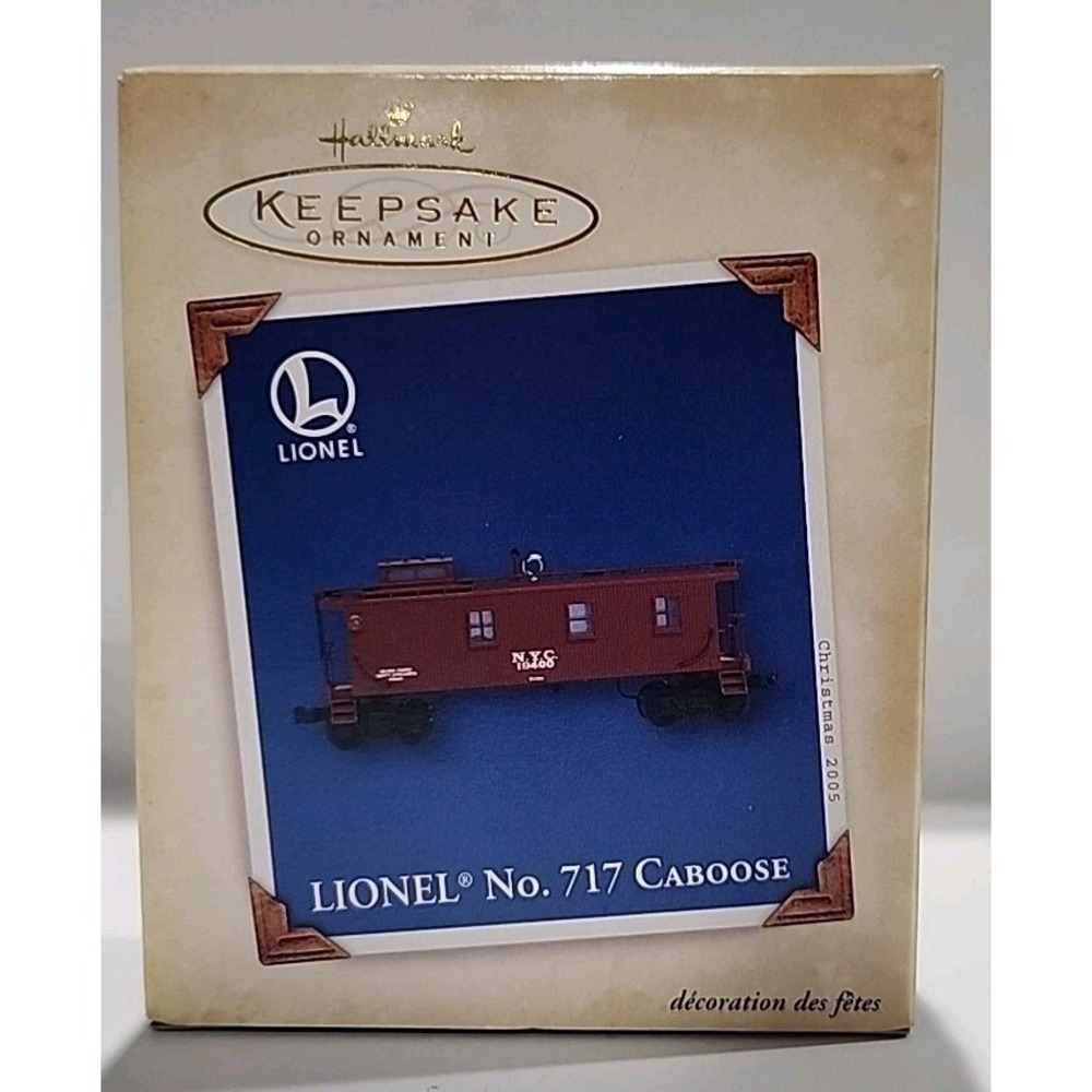 Hallmark Keepsake Ornament 2005 Lionel No 717 Caboose Die-Cast Metal QX2122